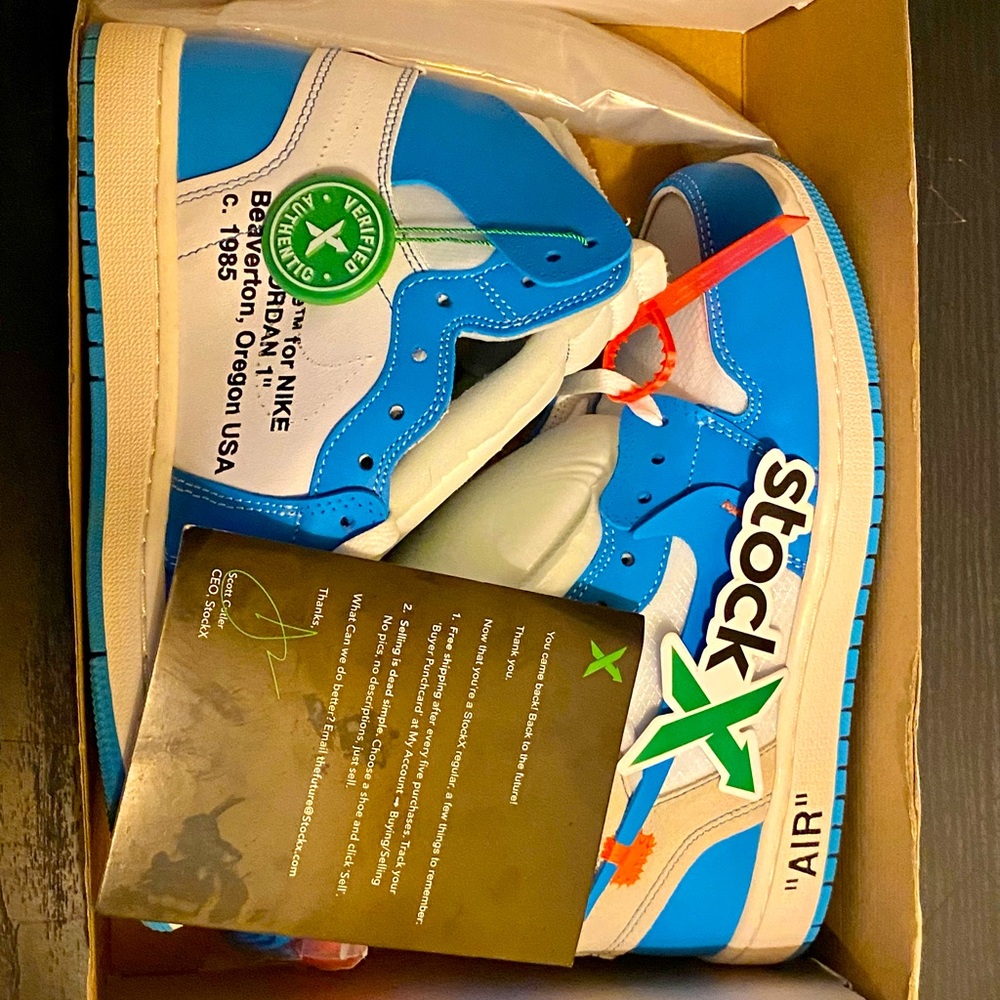 Size: 7.5 Nice find! Jordan 1 Retro OG x Off-White High UNC